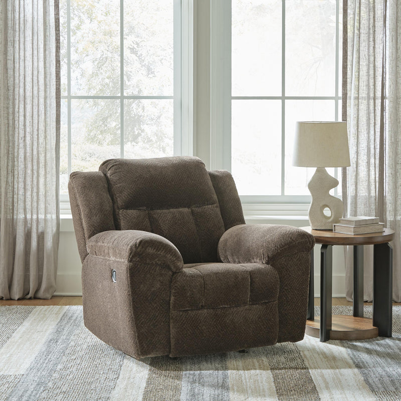 Frohn Chocolate Reclining Sofa, Loveseat and Recliner - 37407U4