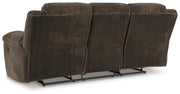Frohn Chocolate Reclining Sofa, Loveseat and Recliner - 37407U4