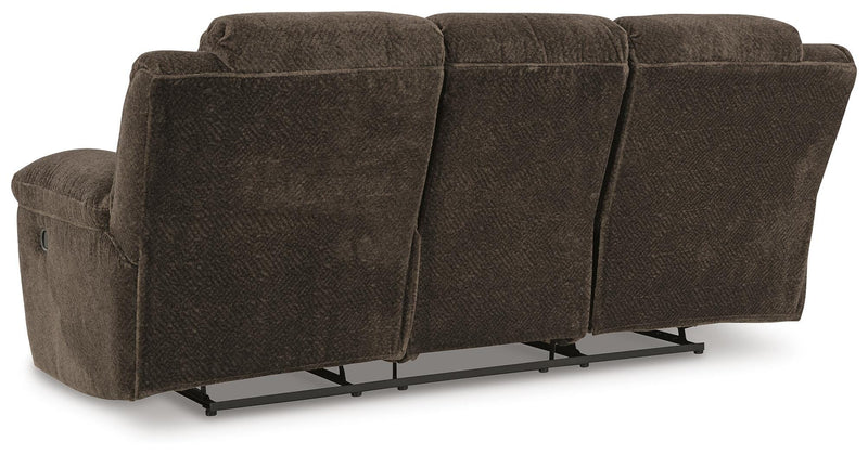 Frohn Chocolate Reclining Sofa, Loveseat and Recliner - 37407U4