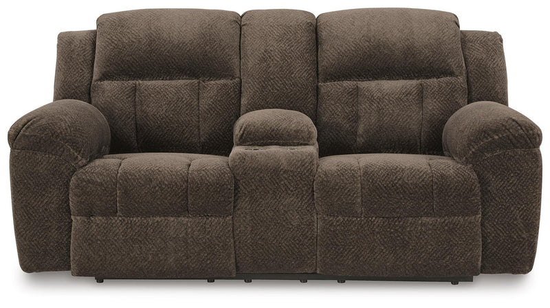 Frohn Chocolate Set of 2 Reclining Loveseats - 37407U5