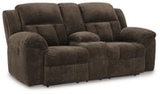 Frohn Chocolate Set of 2 Reclining Loveseats - 37407U5