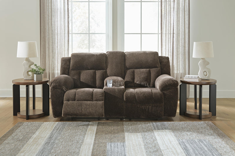 Frohn Chocolate Set of 2 Reclining Loveseats - 37407U5