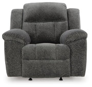 Frohn Graphite Reclining Loveseat and Recliner - 37406U1