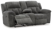 Frohn Graphite Reclining Loveseat and Recliner - 37406U1