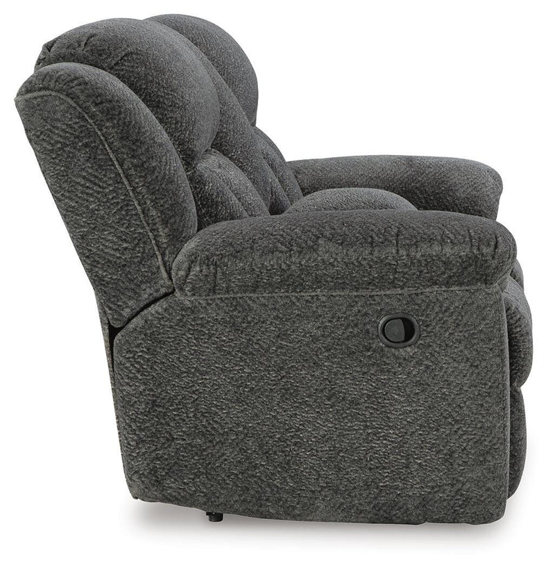 Frohn Graphite Reclining Loveseat and Recliner - 37406U1