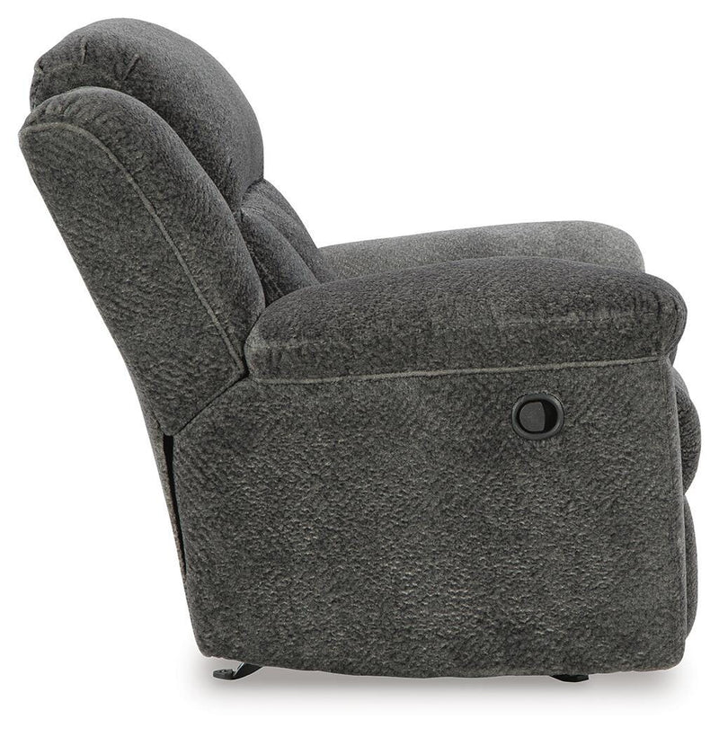Frohn Graphite Reclining Loveseat and Recliner - 37406U1