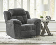 Frohn Graphite Reclining Sofa, Loveseat and Recliner - 37406U4