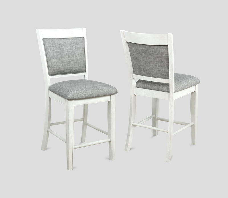 Fulton Chalk/White Counter Height Dining Set - Lara FurnitureCounter Height Set