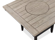 Fulton Charcoal/Light Gray Extendable Counter Height Dining Set - Lara FurnitureCounter Height Set