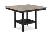 Fulton Charcoal/Light Gray Extendable Counter Height Dining Set - Lara FurnitureCounter Height Set
