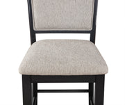 Fulton Charcoal/Light Gray Extendable Counter Height Dining Set - Lara FurnitureCounter Height Set