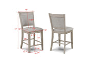 Fulton White Oak Counter Height Dining Set - Lara FurnitureCounter Height Set