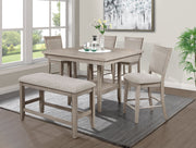 Fulton White Oak Counter Height Dining Set - Lara FurnitureCounter Height Set