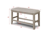 Fulton White Oak Counter Height Dining Set - Lara FurnitureCounter Height Set