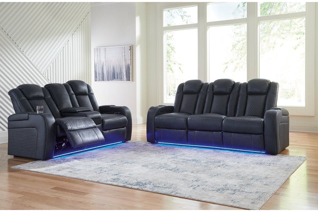 Fyne - Dyme Sapphire Power Reclining Living Room Set - Gate FurniturePower Reclining Living Room Set