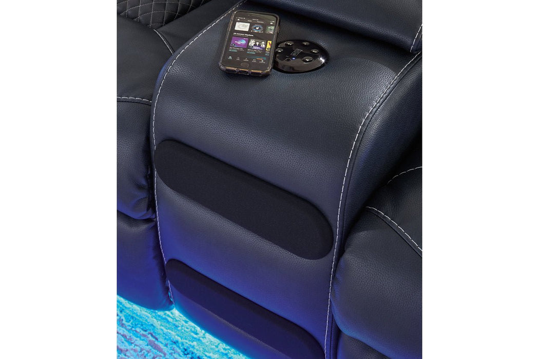 Fyne - Dyme Sapphire Power Reclining Living Room Set - Gate FurniturePower Reclining Living Room Set