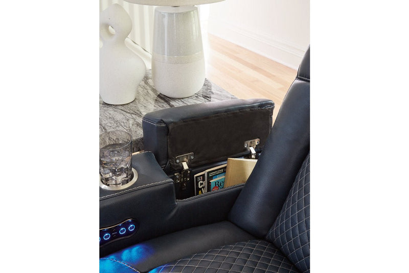 Fyne - Dyme Sapphire Power Reclining Living Room Set - Gate FurniturePower Reclining Living Room Set