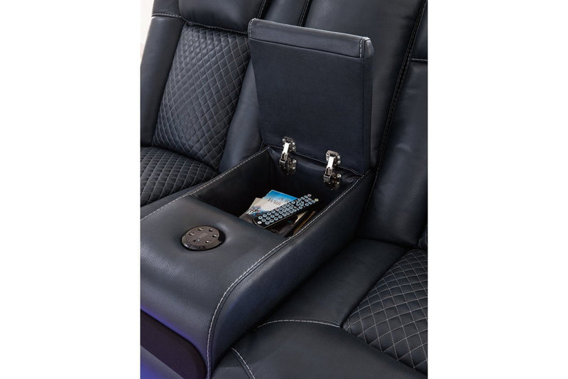 Fyne - Dyme Sapphire Power Reclining Living Room Set - Gate FurniturePower Reclining Living Room Set