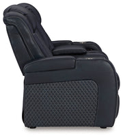 Fyne-Dyme Sapphire Power Reclining Loveseat with Console - 3660318