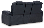 Fyne-Dyme Sapphire Power Reclining Loveseat with Console - 3660318