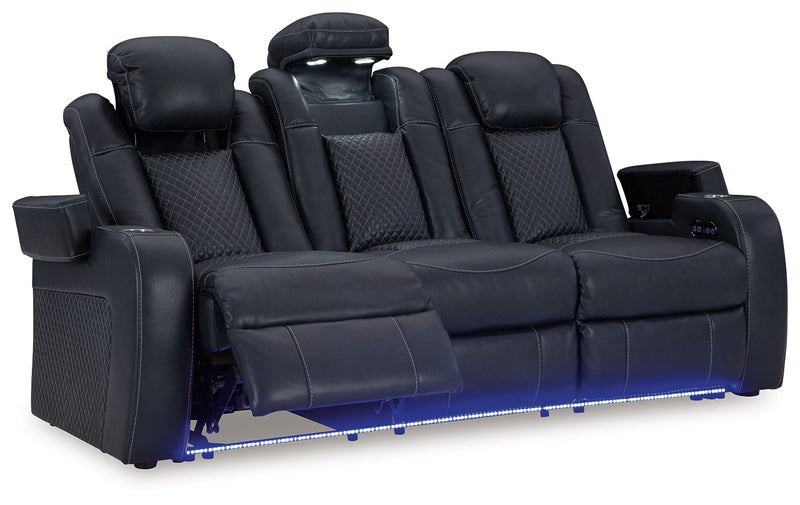 Fyne-Dyme Sapphire Power Reclining Sofa - 3660315
