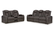 Fyne - Dyme Shadow Power Reclining Living Room Set - Lara FurniturePower Reclining Living Room Set