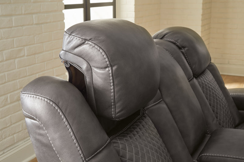 Fyne-Dyme Shadow Power Reclining Sofa - 3660215