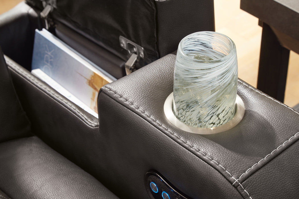 Fyne-Dyme Shadow Power Reclining Sofa - 3660215