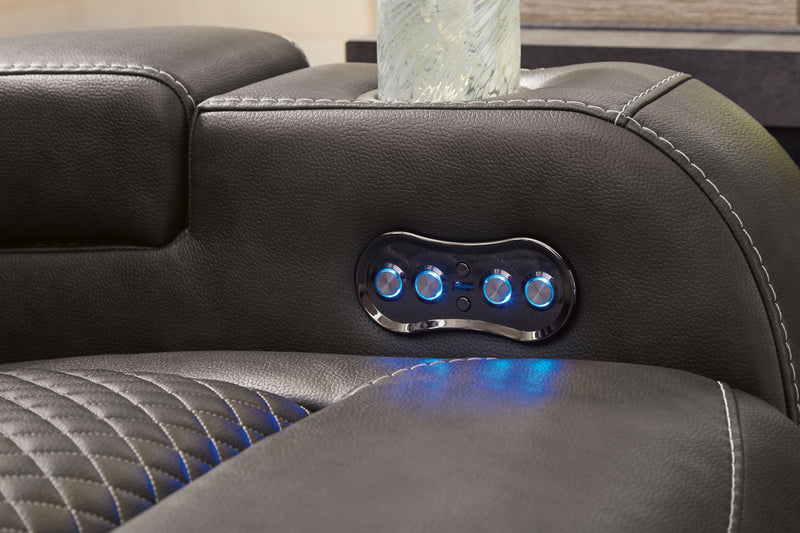 Fyne-Dyme Shadow Power Reclining Sofa - 3660215