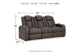 Fyne - Dyme Shadow Power Reclining Sofa, Loveseat and Recliner - Gate FurniturePower Reclining Living Room Set