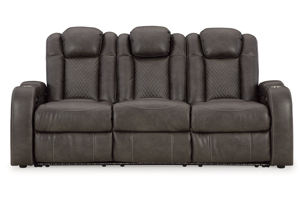 Fyne - Dyme Shadow Power Reclining Sofa, Loveseat and Recliner - Gate FurniturePower Reclining Living Room Set