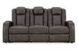 Fyne - Dyme Shadow Power Reclining Sofa, Loveseat and Recliner - Gate FurniturePower Reclining Living Room Set