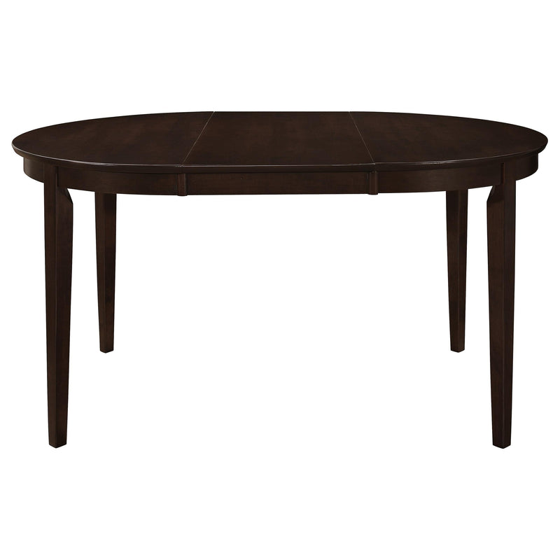 Gabriel 5-piece Extension Leaf Dining Table Set Cappuccino - 100770-S5A