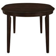 Gabriel 5-piece Extension Leaf Dining Table Set Cappuccino - 100770-S5A
