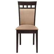 Gabriel 7-piece Extension Leaf Dining Table Set Cappuccino - 100770-S7A