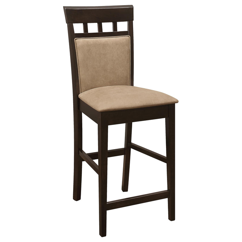 Gabriel Closed Back Counter Chair Cappuccino (Set of 2) - 100219