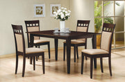 Gabriel Closed Back Dining Side Chair Cappuccino (Set of 2) - 100773