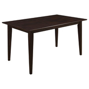 Gabriel Rectangular 59-inch Wood Dining Table Cappuccino - 100771