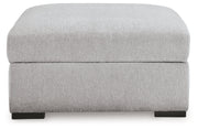 Gabyleigh Nickel Ottoman With Storage - 2090411