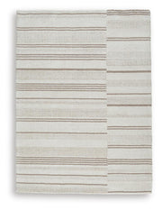 Gadence Ivory/Tan 5' x 7' Area Rug - R407642