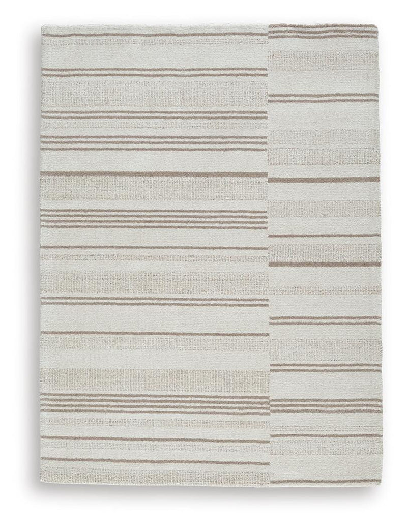 Gadence Ivory/Tan 5' x 7' Area Rug - R407642