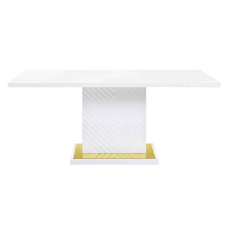Gaines Dining Table W/Pedestal Base - DN01258