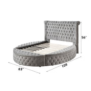 Gaiva Queen Bed W/Storage - BD00967Q