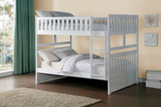 Galen White Full/Full Bunk Bed | B2053 - Lara FurnitureBunk Bed