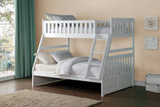 Galen White Twin/Full Bunk Bed | B2053 - Lara FurnitureBunk Bed