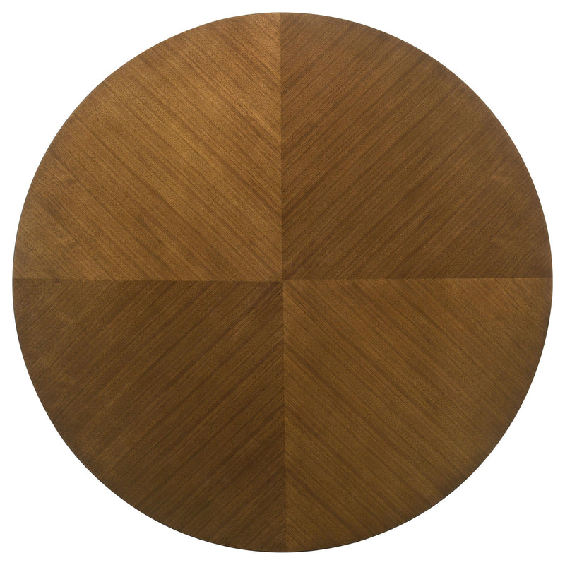 Galindo 5-piece 52-inch Round Dining Set Light Grey and Walnut - 193750-S5A