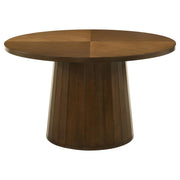 Galindo 5-piece 52-inch Round Dining Set Nutmeg and Walnut - 193750-S5B