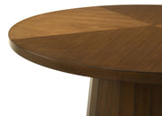 Galindo 5-piece 52-inch Round Dining Set Nutmeg and Walnut - 193750-S5B