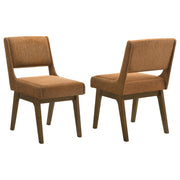 Galindo Upholstered Dining Side Chair Nutmeg (Set of 2) - 193752NMG