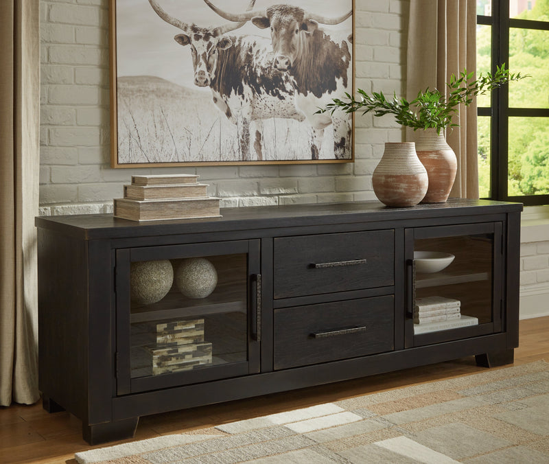 Galliden Black 80" TV Stand - W841-168